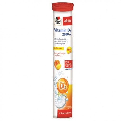 DOPPELHERZ Aktiv Vit.D3 2000UI x 15cp.eff