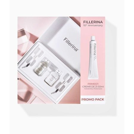 FILLERINA Pachet 12HA Densifying Filler 30 ml, GRAD3+Crema de zi 50ml