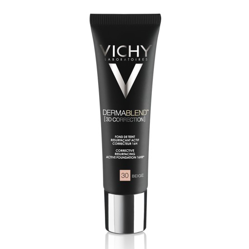 Fond de ten corector imperfectiuni Dermablend 3D, nuanta 30, 30 ml, Vichy