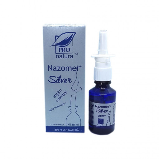 Nazomer Silver cu argint coloidal, 30 ml, Pro Natura