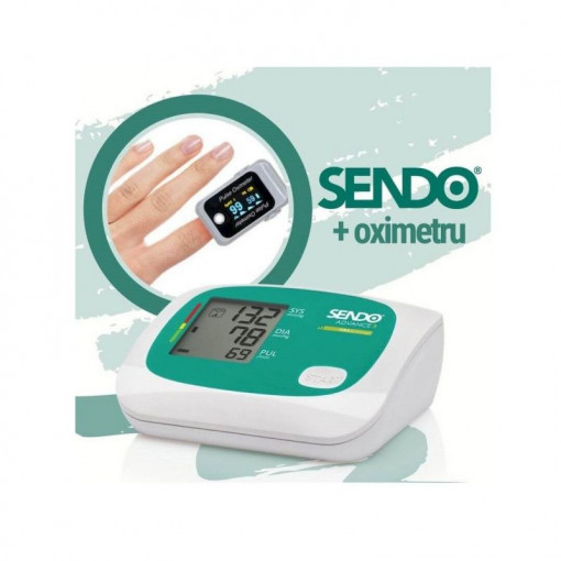SENDO Advance 3 tensiometru digital brat + pulsoximetru CADOU
