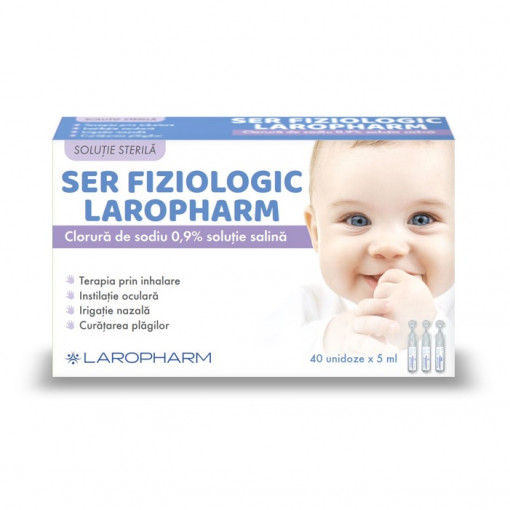 Ser fiziologic 5ml x 40fi (Laropharm)