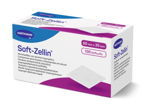 Tampoane cu alcool Soft Zellin C, 100 buc – Hartmann