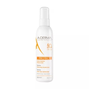 A-Derma Protect Spray SPF50+ pentru piele sensibila, 200 ml