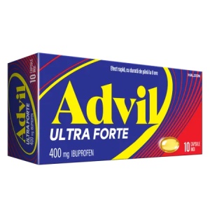 Advil Ultra Forte, 400 mg, 10 capsule, Haleon