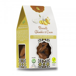 AMBROZIA Biscuiti Ghimbir&Cocos