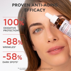 Apivita Bee Tech ser antioxidant iluminator cu vitamina C si propolis C15 Propolis Correct Serum 30ml - Img 3