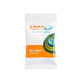 ASCOLIP Vitamina C lipozomală 1000 mg cu aromă de portocale, 30 plicuri, Liposhell - Img 2