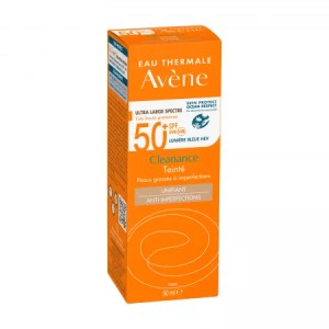 Avene Cleanance Crema Fata Nuantatoare SPF50+ cu TriAsorb, 50 ml - Img 2