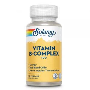 B-Complex 100 Solaray, 50 capsule, Secom - Img 1