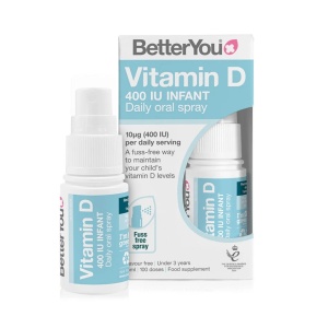 BetterYou D400 Infant spray oral cu vitamina D3 pentru bebelusi, 15 ml