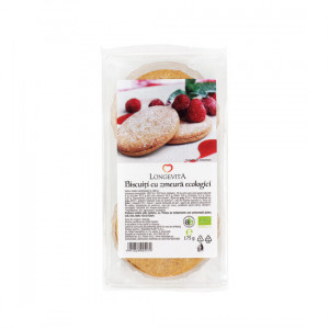 Biscuiti ECO Crema de Zmeura x175g Logevita