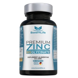 Boost4Life Zinc Bisglicinat Premium 25 mg zinc, 60 capsule vegane