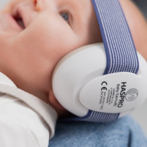 Casti de protectie fonica pentru bebelusi 0-3 ani – Albastru, HASPRO Baby - Img 2