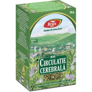 Ceai Circulație Cerebrală, N141, 50 g, Fares