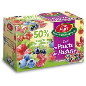 Ceai cu Fructe de pădure, 20 plicuri, Fares