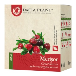 Ceai de merișor, 30 g, Dacia Plant