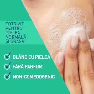 CeraVe Gel de curatare spumant, piele normal-mixta, 976 ml - Img 6