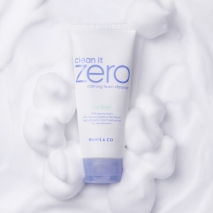 Clean It Zero Calming Foam Cleanser, spumă de curățare calmantă, 150 ml, BANILA CO - Img 2