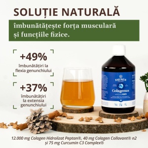 Colagenus Articulatii Forte, colagen lichid, 500 ml, Faunus Plant - Img 7