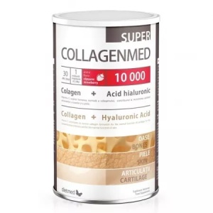 Collagenmed Super 10000 cu aroma de capsuni, 450 g, Dietmed
