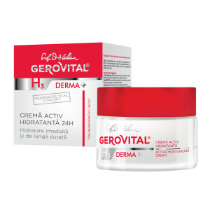 Crema activ hidratanta Gerovital H3 Derma+ – 50 ml - Img 2