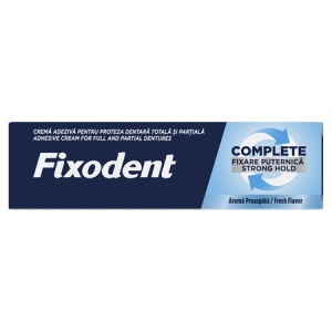 Crema adeziva pentru proteza dentara Complete Strong Hold Fresh, 47 g, Fixodent - Img 2