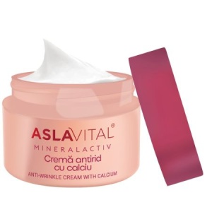 Crema antirid cu calciu Mineralactiv, 50 ml, Aslavital - Img 4