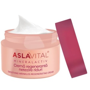 Crema regeneranta pentru netezirea ridurilor Mineralactiv, 50 ml, Aslavital - Img 2