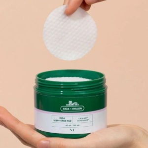 Dischete cu toner pentru exfoliere blanda Cica Mild, 60 bucati, VT Cosmetics - Img 3