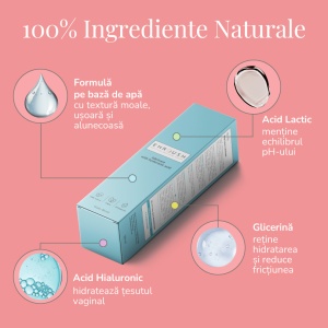 Enroush lubrifiant intim pe baza de apa cu acid hialuronic, 100 ml - Img 5