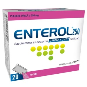 Enterol 250 mg, 20 plicuri – Biocodex