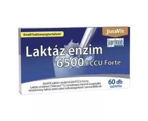 Enzima Lactaza 6500 FCCU Forte, 60 comprimate, Jutavit