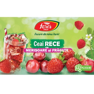 Fares Ceai Rece cu Merișoare și Frăguțe, 12 plicuri - Img 5