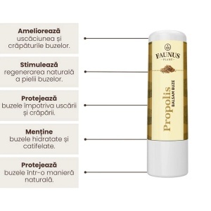 Faunus Balsam Buze Propolis, 5ml - Img 3