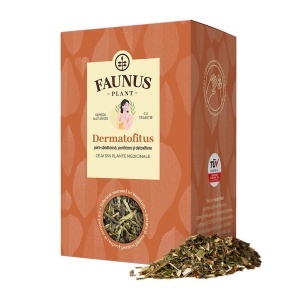 Faunus Ceai Dermatofitus cu coada-soricelului, galbenele si trei-frati-patati, 90 g