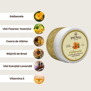 Faunus Crema-Balsam Galbenele, 50ml - Img 2