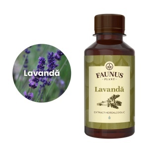 Faunus Tinctura Lavanda, 200 ml – pentru relaxare, somn profund si echilibru nervos - Img 5