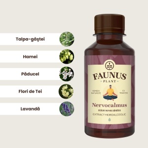 Faunus Tinctura Nervocalmus, 200 ml – pentru calm, somn linistit si echilibru nervos - Img 5