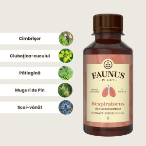 Faunus Tinctura Respiratorus, 200 ml – pentru tuse, raceli si sanatatea aparatului respirator - Img 5