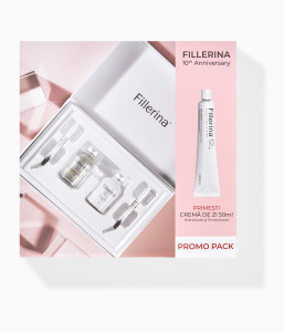 FILLERINA Pachet 12HA Densifying Filler 30 ml, GRAD 4+Crema de zi 50ml - Img 1
