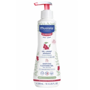 Gel de curățare Calmant pentru Piele Sensibilă, 300 ml, Mustela