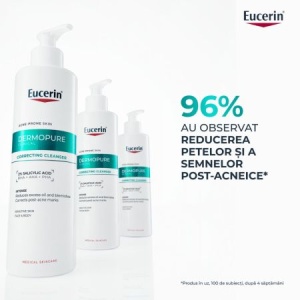Gel de curatare regenerant cu 2% acid salicilic DermoPure, 400 ml, Eucerin - Img 2