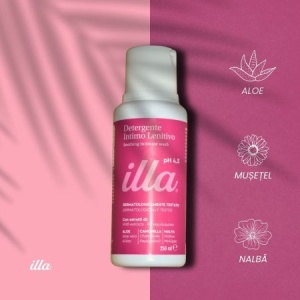 Gel intim calmant pH 4.5, Illa, 250 ml - Img 7