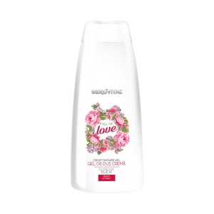 Gerovital Full of Love Gel de Duș Cremă cu Extract de Bujor, 750 ml