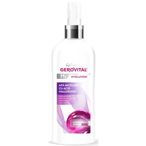 Gerovital H3 Evolution apa micelara cu acid hialuronic, 150 ml