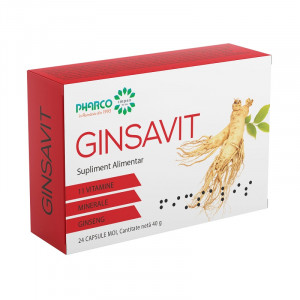 Ginsavit, 24 capsule, Pharco - Img 1