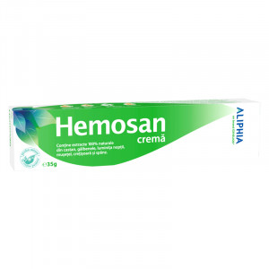Hemosan crema Aliphia pentru zone inflamate, 40 g, Exhelios