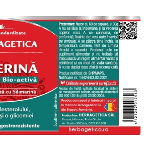 Herbagetica Berberina Bio Activa, pachet 2 x 60 capsule - Img 3