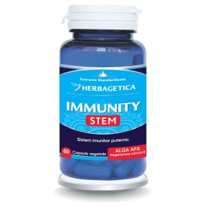 Herbagetica Immunity Stem, pachet 2 x 60 capsule